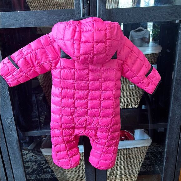 The North Face Pink and Black Infant Snowsuit - Picture 3 of 3